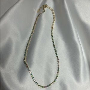 Multicoloured Tennis Necklace
